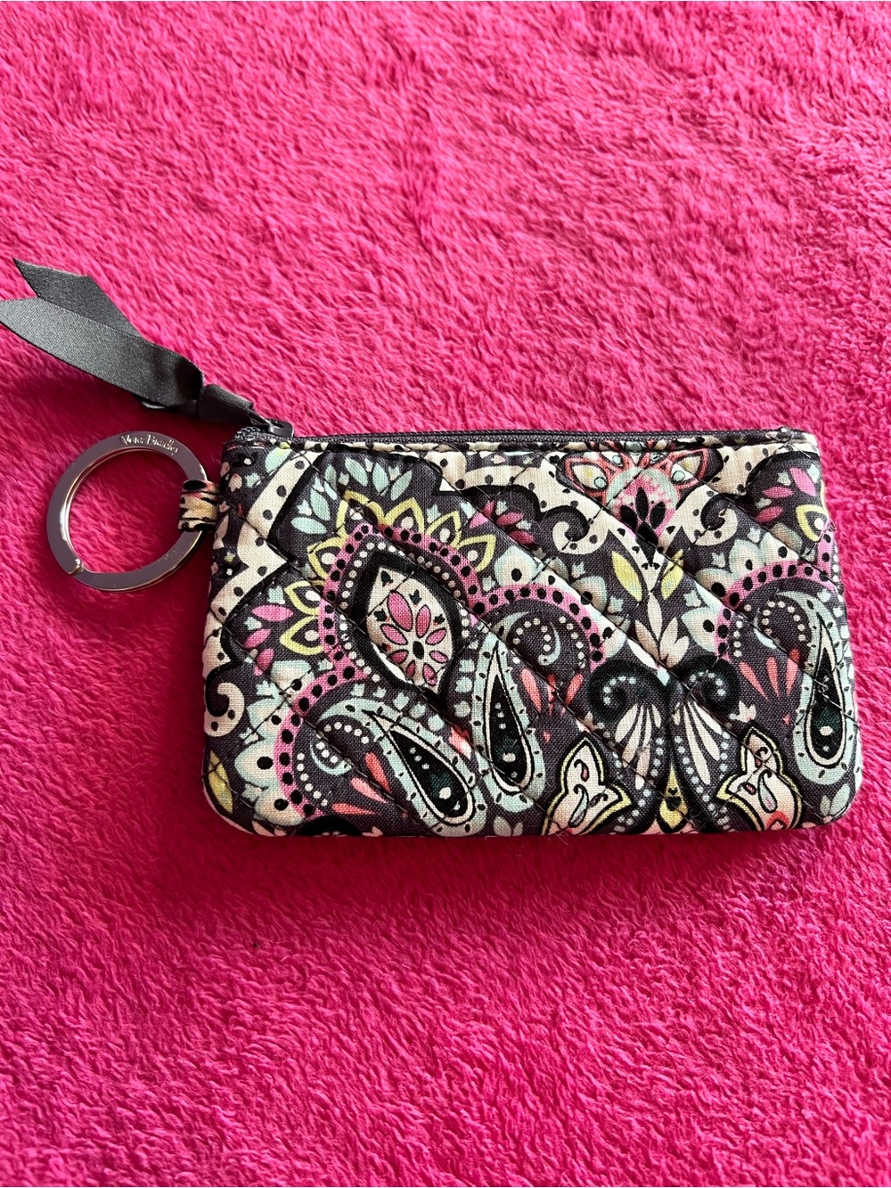 Bonbon Medallion Zip ID Vera Bradley